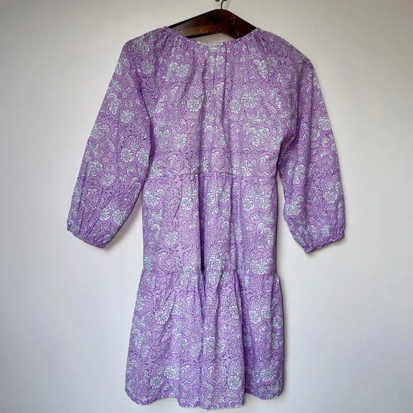 Tuckernuck Exclusive Violet and Indigo Nila Dali Dress by SZ Blockprints - Picture 7 of 13